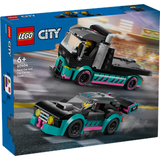 LEGO City Fahrzeuge 60406 Autotransporter mit Rennwagen