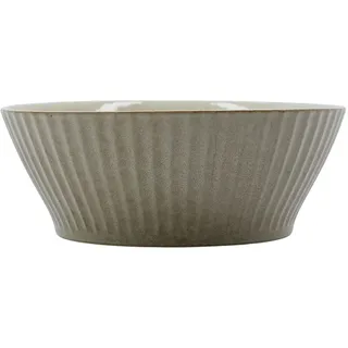 House Doctor Pleat Schüssel grau/braun 19 cm