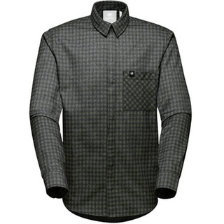 MAMMUT Herren Wanderhemd Winter Longsleeve Shirt, iguana-black, M