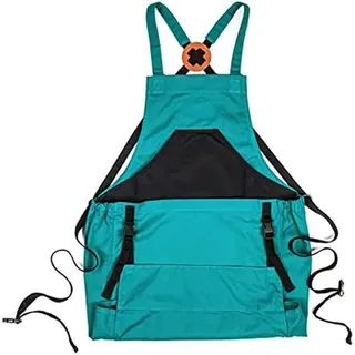 Verstellbare Gartenschürze, Arbeitsschürze Aus Segeltuch Mit Taschen, Wasserdichte Gartenschürze Für Küche, Ernte, Gartenbau, Obst- Und Gemüsetasche Für Damen Und Herren, 80 Cm
