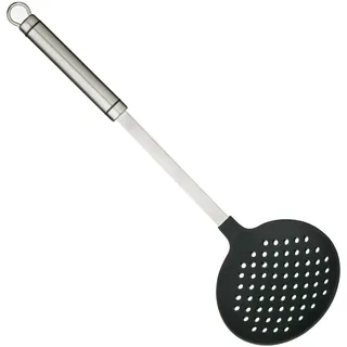 KitchenCraft Schaumlöffel Edelstahl 37 cm Schwarz/Weiß