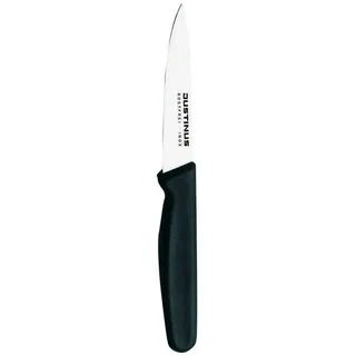 Justinus Allzweckmesser FINE CUT, L 19,4 cm, Edelstahl, Kunststoffgriff, Spülmaschinengeeignet grau|schwarz