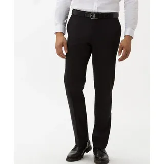 Anzughose BRAX "Style ENRICO" Gr. 52, Normalgrößen, schwarz Herren Hosen Anzughosen