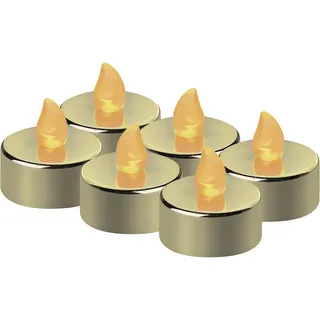 EMOS LED-Teelichter 6 St. gold