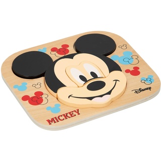 WOOMAX - Puzle madera Mickey 6 piezas Disney baby (ColorBaby 48700)