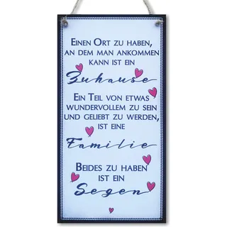 CARISPIBET Einen Ort zu Haben Retro vintage nostalgie deko-Schild, Wandschild, Türschild, Holztafel, Holzbild 30x15