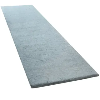KADIMA DESIGN Hochflor Teppich 80 x 300 cm Türkis
