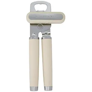 KitchenAid Classic Multifunktions-Dosenöffner und Flaschenöffner, einfach zu bedienen, rasiermesserscharfes Schneidrad aus Edelstahl, weiche ergonomische Griffe, Mandelcreme
