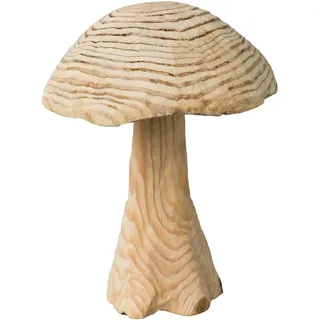 Creativ deco Dekoobjekt Pilz 28 cm braun