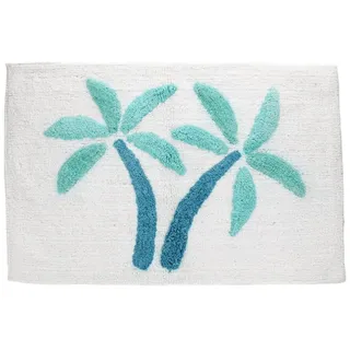 Rex London Badematte Badmatte 80x50cm buntes Motiv Badvorleger, Baumwolle