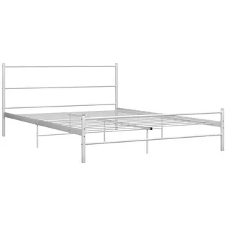 furnicato Bettgestell Weiß Metall 120x200 cm (1-tlg) weiß 127 cm x 209 cm x 84 cm