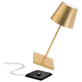 Zafferano LED Tischleuchte Poldina Mini Pro Metallic Sonderbeschichtung, LED fest integriert, 2700K, 3000K goldfarben