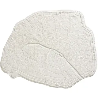 benuta Pop Waschbarer Kurzflor Teppich Pam Cream 160x200 cm - Moderner Kurzflor-Teppich für Wohnzimmer