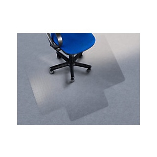 Bodenschutzmatte mit Lippe office marshal Teppich Transparent Polycarbonat 900 x 1200 mm