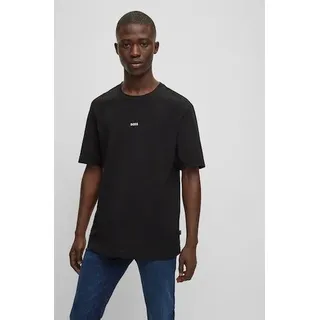 BOSS ORANGE T-Shirt TChup Relaxed Fit Stretch-Cotton-Jersey Rundhalsausschnitt schwarz XL (52)