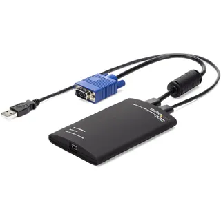 Startech StarTech.com Tragbarer KVM Konsolen auf USB 2.0 Laptop Adapter - Black