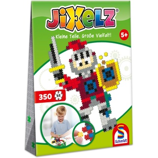 Schmidt Spiele 46135 Jixelz, Ritter, 350 Teile, Kinder-Bastelsets, Kinderpuzzle, bunt