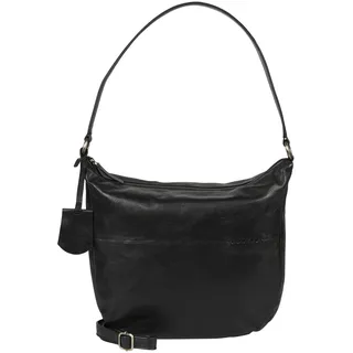 Umhängetasche BURKELY "BURKELY Taschen Stretch", Damen, Gr. onesize, schwarz, Textil, Taschen Umhängetasche