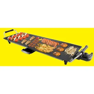 Teppanyaki Grill-Platte Elektro Tischgrill Thermostat Antihaftbeschichtung