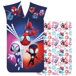 BrandMac Spiderman Spidey Light Kinderbettwäschebezug 100×135 cm, 40×60 cm