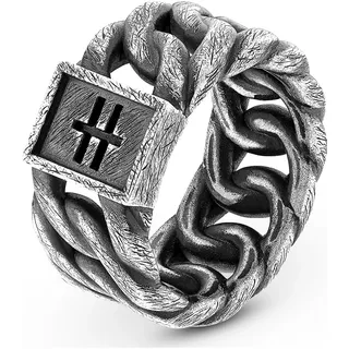 UNSAME Ring silbergrau 64