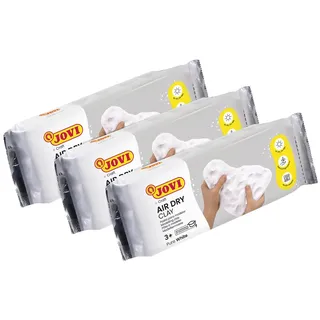 Jovi Air Dry Modelliermasse 3x250g Weiß