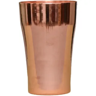 MERIGLARE Kupferbecher, Kupferbecher, 400 Ml, Leicht zu Reinigen, Verdickter Kupferteebecher, Moscow Mules Becher, Reiner Kupferbecher für Milch, Haushalt, Ohne Griff