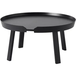 Muuto Around Couchtisch, Ø 72 cm, schwarz