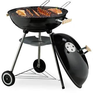 Kugelgrill Grill Holzkohlegrill Smoker Kohlegrill Grillwagen Rundgrill Holzgrill