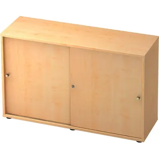 Venda Kommode, Ahorn, Holzwerkstoff, 2 Fächer, 120x74.8x40 cm, erweiterbar, Beimöbel erhältlich, in verschiedenen Holzdekoren erhältlich, Wohnzimmer, Kommoden & Sideboards, Kommoden
