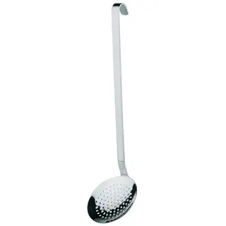 APS Schaumlöffel „Profi", Abseihlöffel, Schaumkelle, Küchenhelfer, Durchmesser 10 cm, Grifflänge 34 cm, Edelstahl 18/8