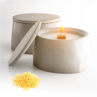 BETOLZ® CLARUS Design Kerzenfresser für Kerzenreste verwerten/Dauerkerze/Schmelzlicht Outdoor für Wachsreste mit Dauerdocht - 2XXL
