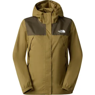 The North Face Antora Rain Damen Kapuzenjacke braun grün - L