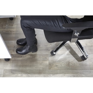 andiamo Bodenschutzmatte Bürostuhl - Verwendung als Bürostuhlunterlage, Bodenschutzmatte Fitness - Bürostuhl Matte transparent, rutschhemmend - pflegeleicht - Bodenschutz für alle Böden 40 x 60 cm