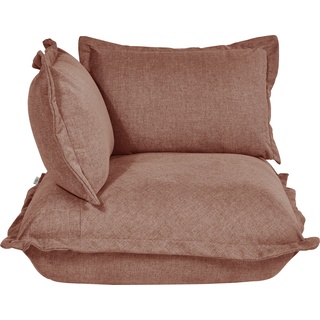 Sofa-Eckelement TOM TAILOR HOME "Cushion" Polsterelemente Gr. Chenille GCP, orange (soft coral gcp 737) Sofa-Element Sofaelemente