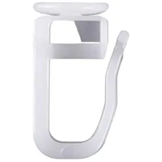 Hopeg Gardinenschiene 1-läufig Ø 11 mm 50 cm Weiß