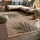 Hochwertiger Wetterfest Pflegeleicht Jute-Sisal-Optik Hoch-Tief-Effekt Langlebig für Terrasse Balkon Garten Küche Grösse 120x160 cm Farbe Beige 2