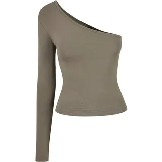URBAN CLASSICS Asymmetric Longsleeve Grün M