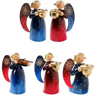 Wendt & Kühn Engel reich bemalt, 7 Figuren