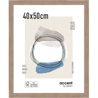 Accent Oslo Holzrahmen Eiche beige 40x50 cm 1 St.