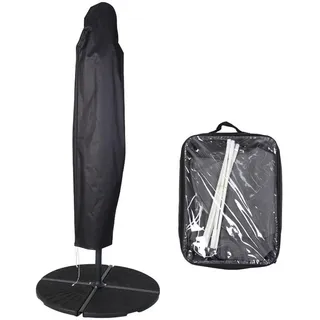 Svita Schirmhülle Ampelschirm 3m Polyester Schwarz
