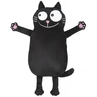 Moses Wärmflasche Ed, the Cat 1,0 l Schwarz