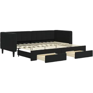 vidaXL Tagesbett 80 x 200 cm Schwarz