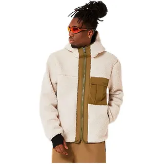 OAKLEY Snowdrift Sherpa Fleece Mit Durchgehendem Reißverschluss - Mist - L