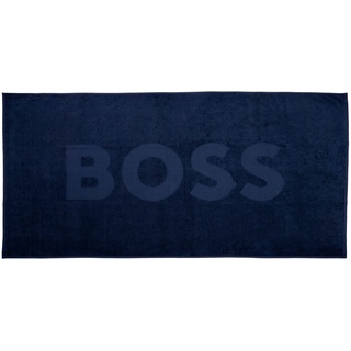 BOSS Handtuch - Strandtuch, Badetuch, Sauna, Beach Towel, One Size Blau (Navy) 160x80cm