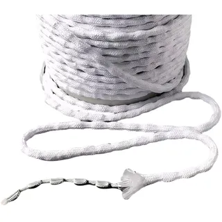 MAEXUS® Bleiband für Gardinen Schweres Bleikette 5m 100G Gardinenbeschwerer Gardinenblei für Schwere Vorhänge, Beschwerungskette Gardinenzubehör zur Verhinderung von Windbewegung