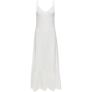 JDY Damen Kleid JDYCATHINKA S/L Long Dress JRS ATK (DE/NL/SE/PL, Alphanumerisch, L, Regular, Regular, Cloude Dancer) - L