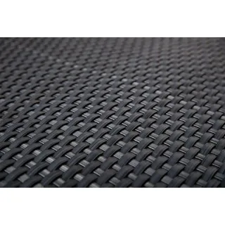 Progresja Polyrattan Balkonsichtschutz mit Metallösen - Anthrazit 0,9m x 5m