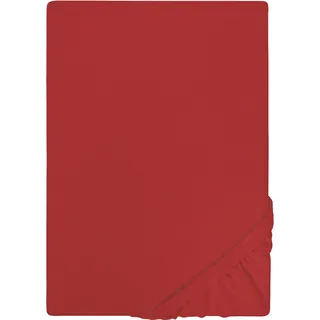 Castell Spannbettlaken Jersey 140 x 200 - 160 x 200 cm rot