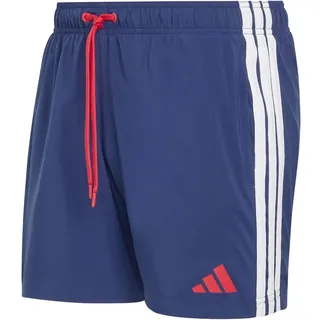 adidas 3-Streifen Badeshorts Blau M